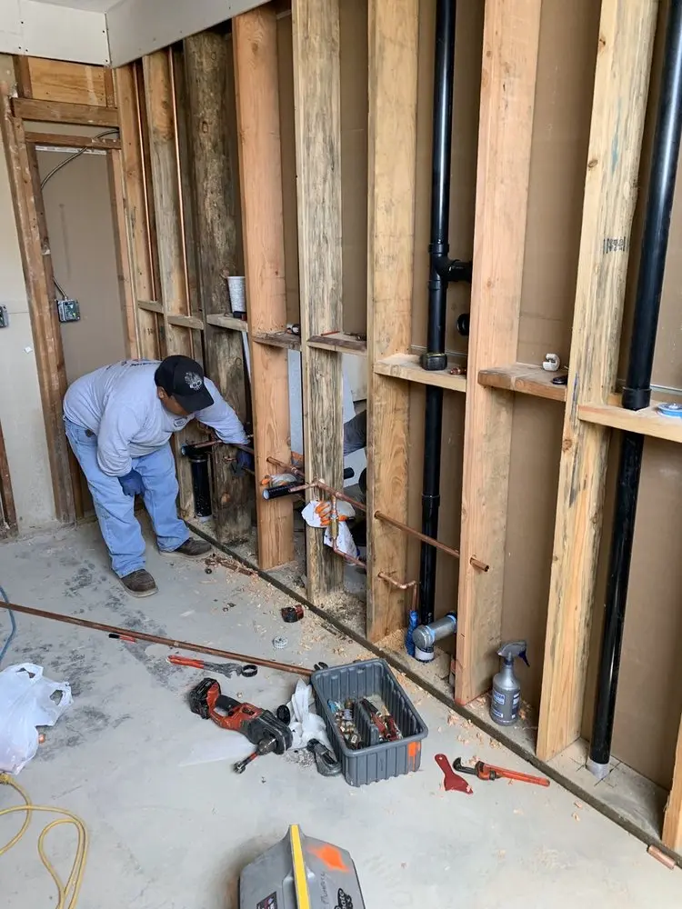Commercial rough-in plumbing for Gas Line Repair in Wileys Corners